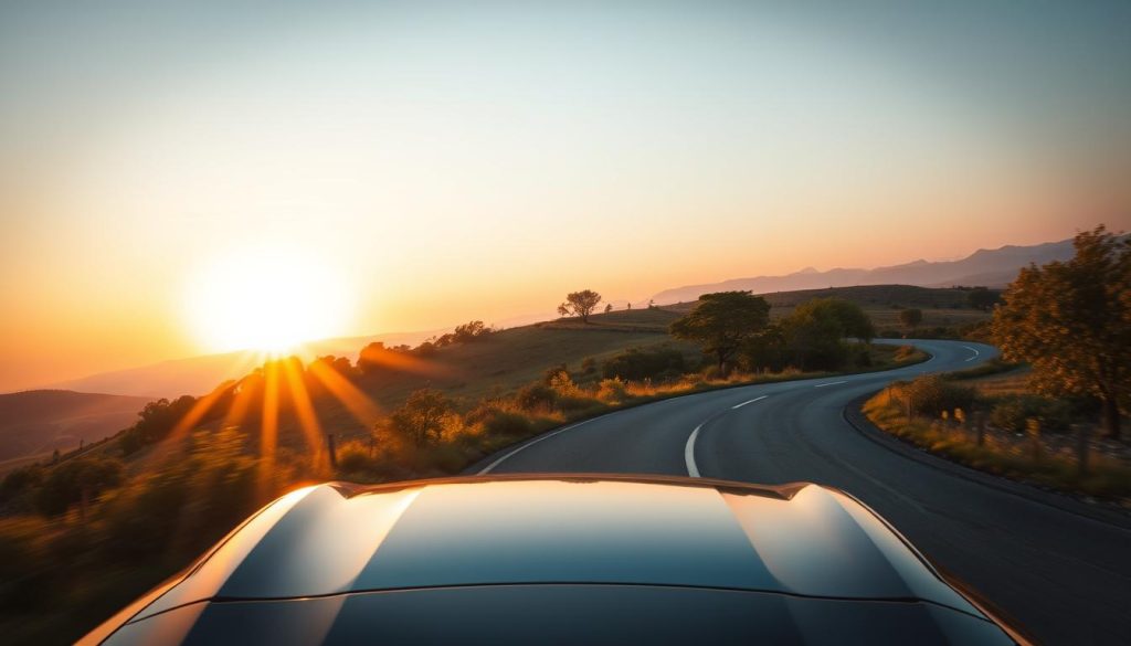 scenic sunrise drive